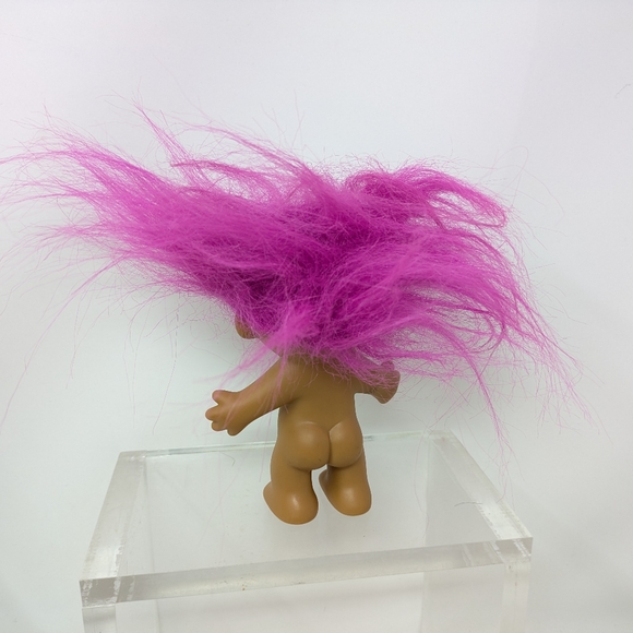 Vintage Russ Troll Doll 4" Pink Hair - Picture 3 of 10
